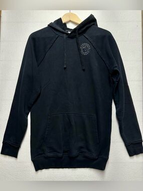 Gymshark Men’s Black Fitness Hoodie S – Logo Athleisure Training P2P 23”